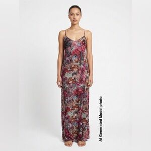 Signature 8 Floral Maxi Dress Size Medium